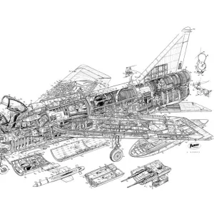 English Electric Lightning F-53 Cutaway Drawing Our beautiful pictures ...