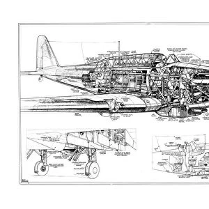 Fairey Battle Cutaway Drawing
