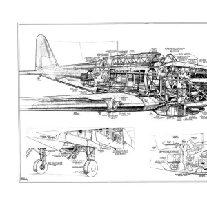 Fairey Battle Cutaway Drawing