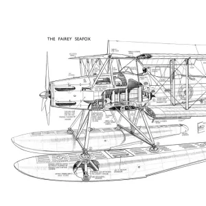 Fairey Seafox Cutaway Drawing