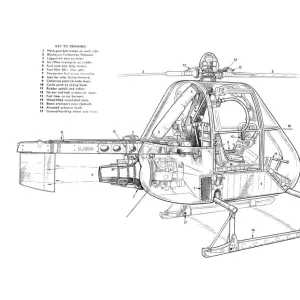 Fairey Ultralight Cutaway Drawing