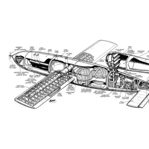 Fiesler V1 Cutaway Drawing