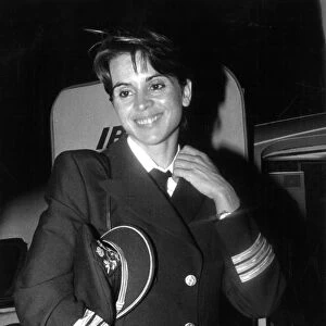 First Woman Piloting a Plane at Iberia Airlines