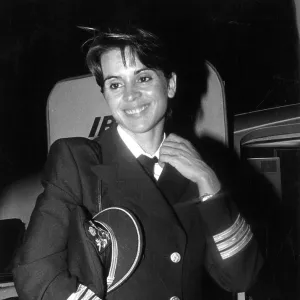 First Woman Piloting a Plane at Iberia Airlines