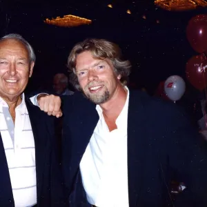 Freddie Laker & Richard Branson