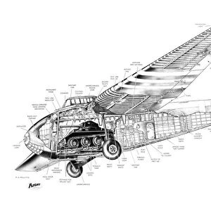 General Aircraft Hamilcar Cutaway Drawing