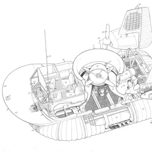 General Dynamics Skip 1 Cutaway Drawing