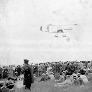 A ghostly image of the Henry Farman flown by Joseph Christiaens