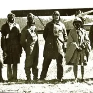 Haille Sellasi with Abyssinian (Ethipian) pilots 1935 Haille Sellasi with Abyssinian (Ethipian) pilots 1935