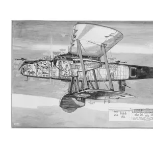 Handley Page Heyford Cutaway Drawing