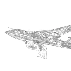 Handley Page Victor B1 Cutaway Drawing