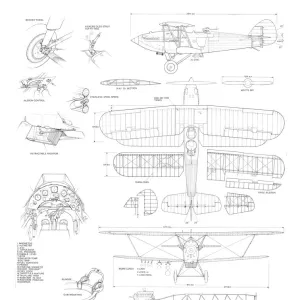 Hawker Hart Cutaway Drawing