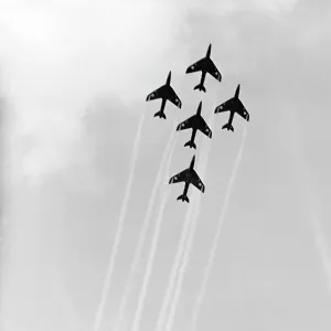 Hawker Hunter Formation 111 Sqn RAF SBAC 1958