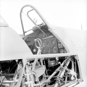 Hawker Hurricane Cockpit with side panels removed