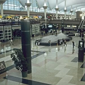 Interior of Denver Airport, USA