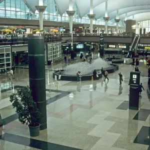 Interior of Denver Airport, USA