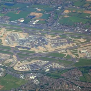 London Heathrow Terminal 5 Aerial View