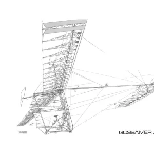 Macready Gossamer Albatross Cutaway Drawing