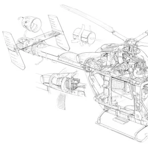 McDonnell Douglas Explorer Cutaway Drawing