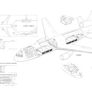 McDonnell Douglas KC-10A Cutaway Drawing