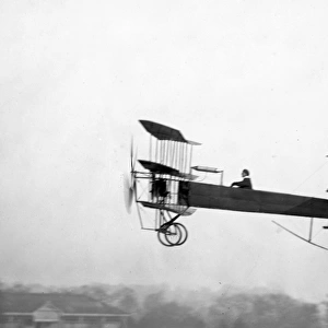 Mr A. V. Roe piloting his Avro Triplane