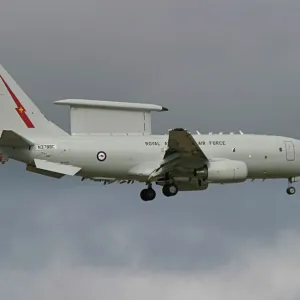 The new RaF plane on finals to land at Avalon