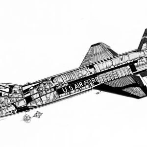North American X-15 Cutaway