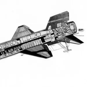 North American X-15 Cutaway