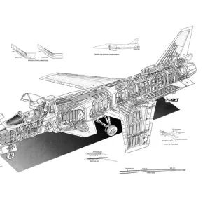 Cutaways Poster Print Collection: Experimental Aircraft Cutaways