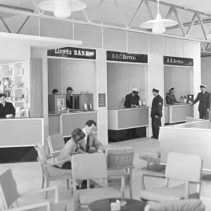 Old airport interior