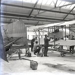 orkers at an aircraft factory, c1910-1914