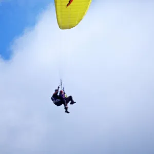 Paraglider at Ben Nevis, Scotland