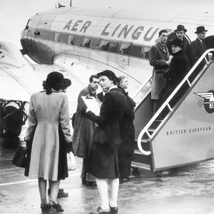 Passengers Boarding DC3