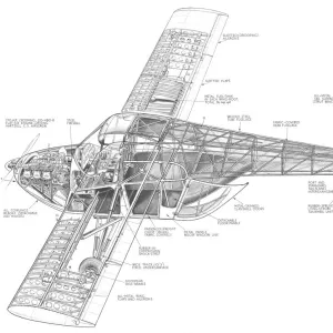 Percival EP9 Cutaway Drawing