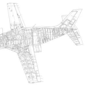 Piper Malibu Meridian Cutaway Drawing