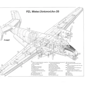 PZL Mielec (AN-28) Cutaway Drawing