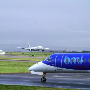 Queue for take-off Manchester