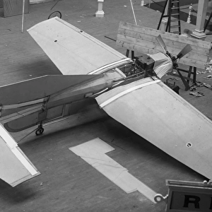 The R. E. P. monoplane on display at the 1909 Olympia Aero Show
