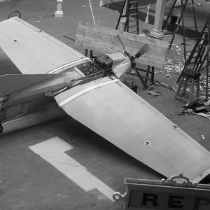 The R. E. P. monoplane on display at the 1909 Olympia Aero Show