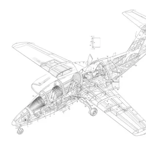 RFB AT1-2 fantrainer Cutaway Drawing