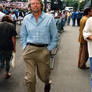 Richard Branson takes a stroll