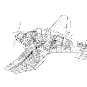 Robin DR 380 Prince Cutaway Drawing