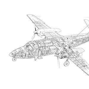 Rockwell Turbo 690 Cutaway Drawing