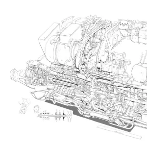 Rolls-Royce BS 360 - gem Cutaway Drawing