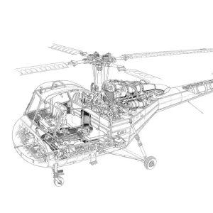 Saro P531 Cutaway Drawing