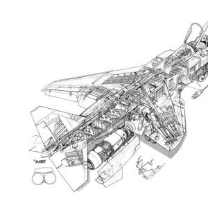 SEPECAT Jaguar E cutaway (c) Flight