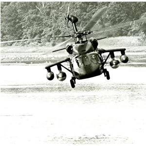 Sikorsky UA-60 Blackhawk helicopter in flight
