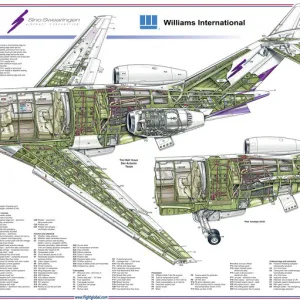 Sino Swearingen SJ30-2 Cutaway Poster