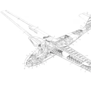 Slingsby Capstan T. 49 Cutaway Drawing