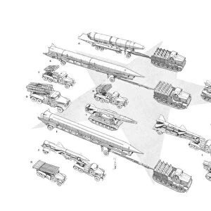Soviet Red Square Parade Cutaway Drawing